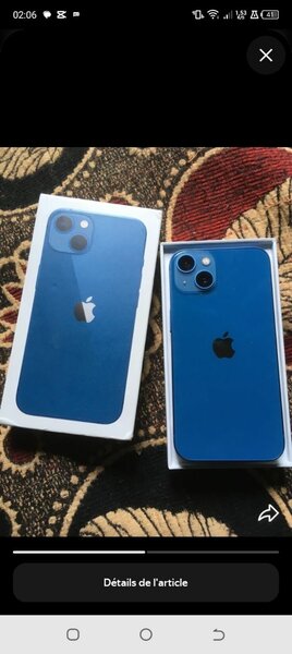 iPhone 13simple Bleu Nouveau