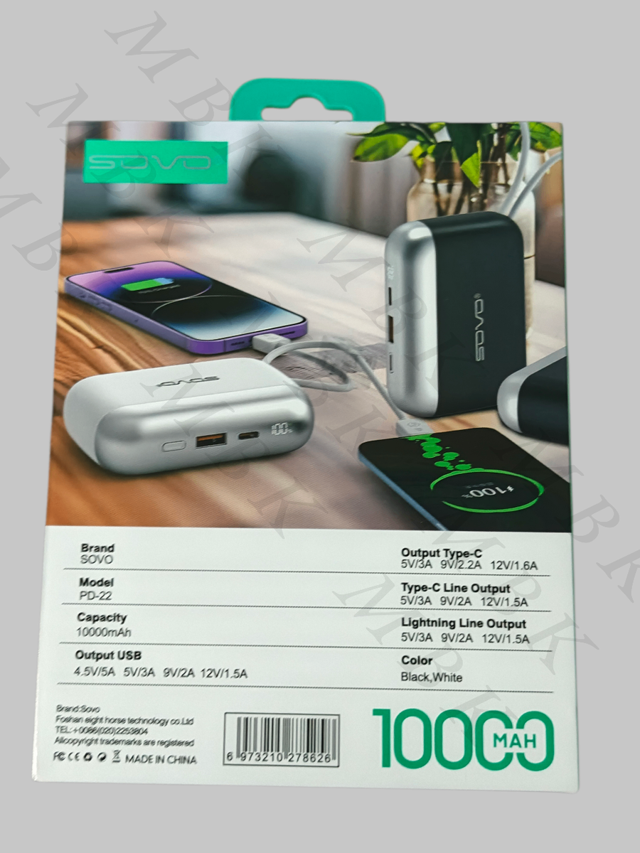 BOVO Power Bank 10000mAh