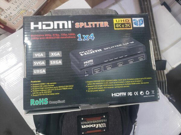 HDMI Splitter 1x4 4K UHD