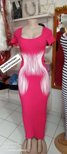Robe plaqué