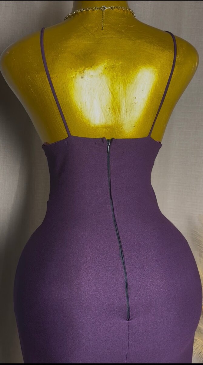 Robe élégante violette