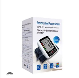 Digital Blood Pressure Monitor with Voice Announcement - Automatic BP Machine for Upper Arm with Large LCD Display