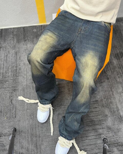 Jeans décontractés unisexes