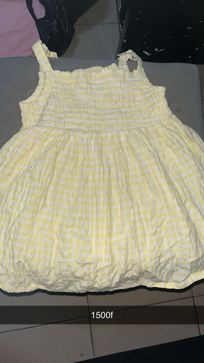 Robe enfant été confortable