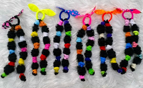 Postiche chignon enfants