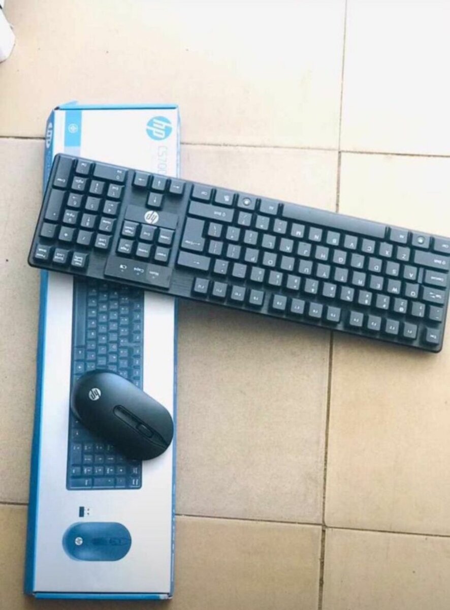 Wireless keyboard and mouse