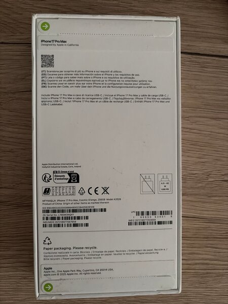 iPhone 17 Pro Max Orange 256gb