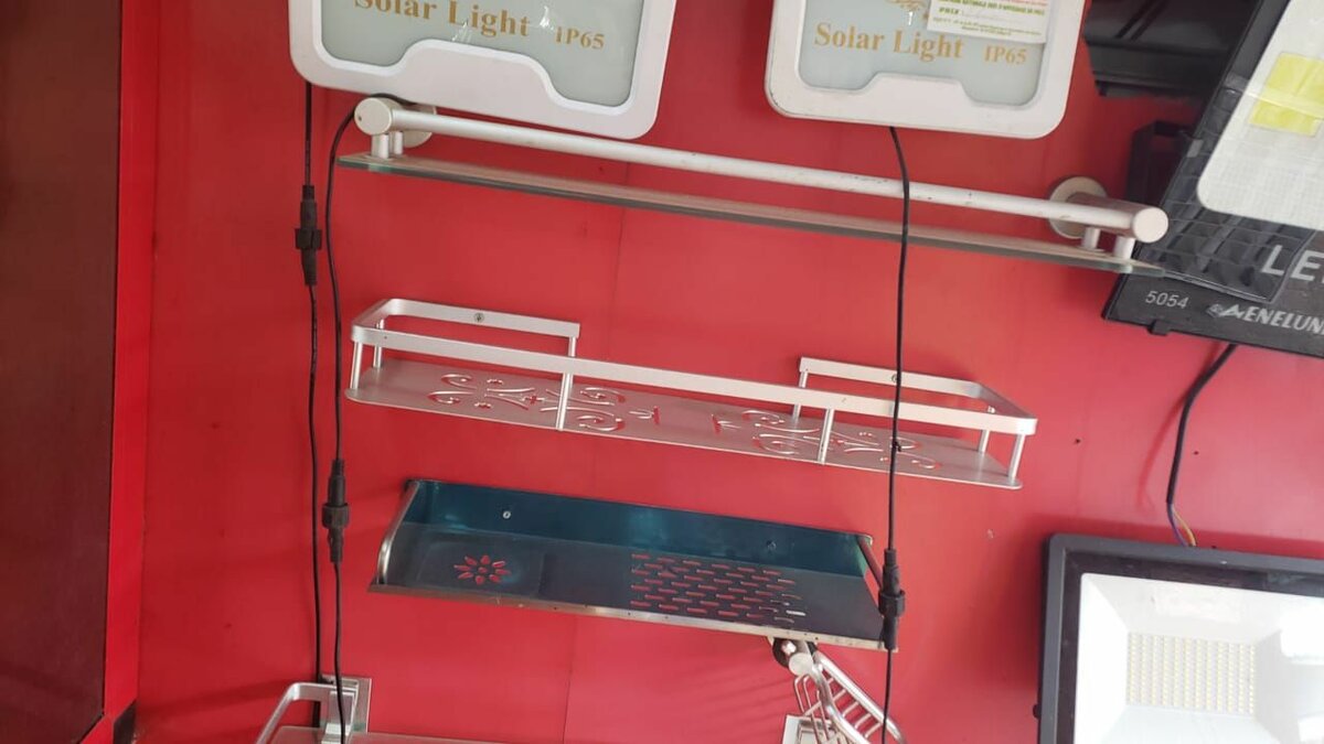 Étagère murale en acier inoxydable