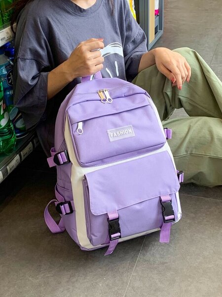 Sac à dos violet tendance