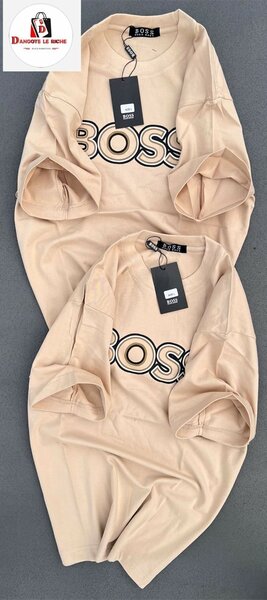 T-shirt beige BOSS unisexe
