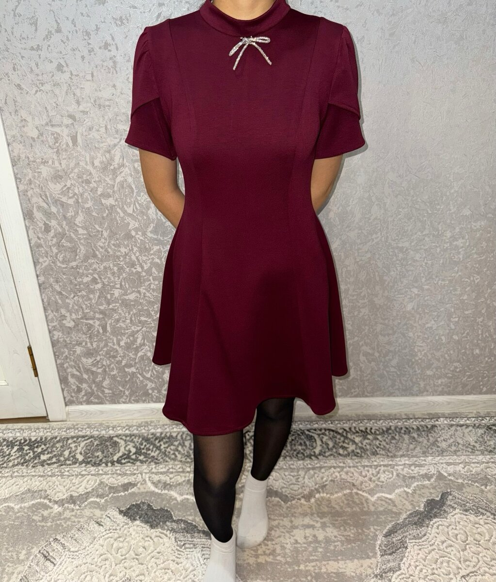 Универсальное укороченное платье, размер смл