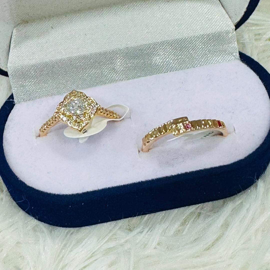 Bague élégante en or avec diamant