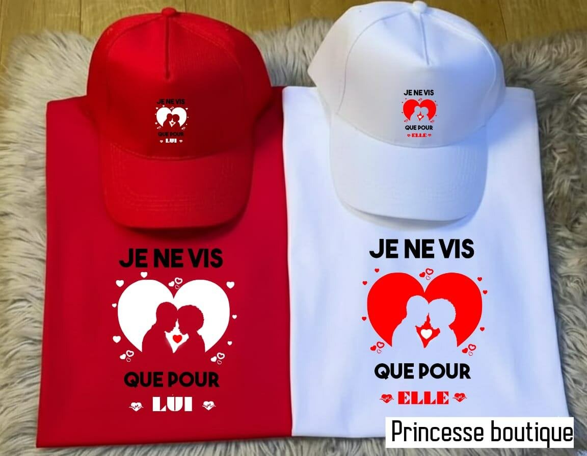T-shirt et Casquette Couple