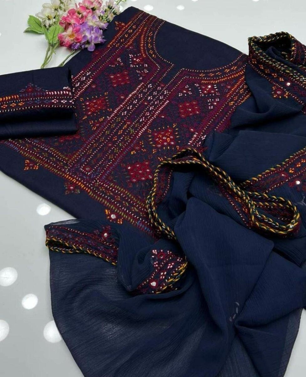 Handmade embroidery dress