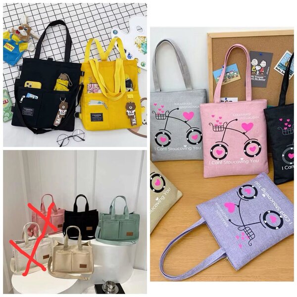 Sacs Fourre-Tout en Toile Stylisés