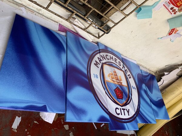 Canvas wall arts de club football Manchester City