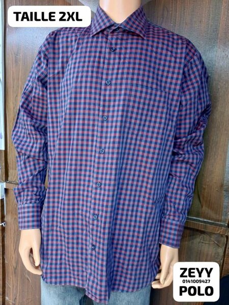 Chemise homme grand taille