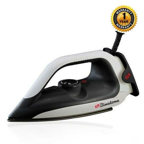 Binatone 1100 -1300W - Electric Dry Iron - White/Black