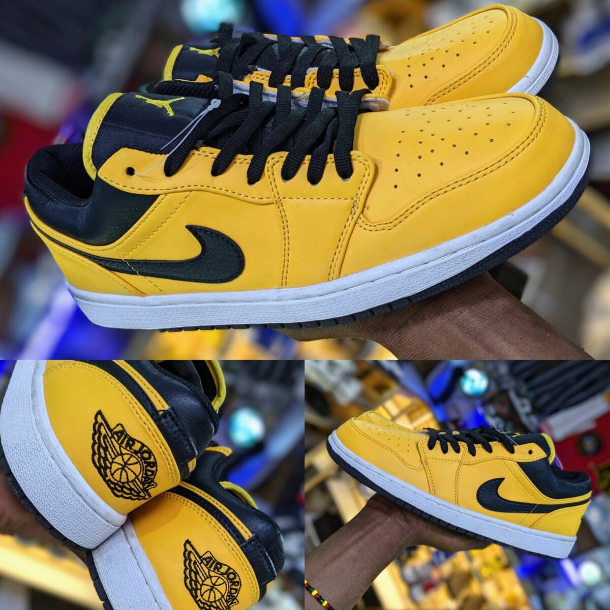 Air Jordan 1 Low University Gold/Black-White
