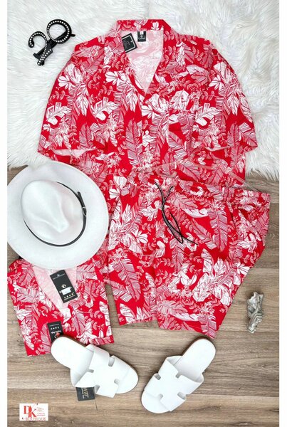 Chemise et short tropical assortis