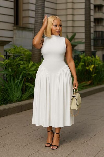 Robe d'été en maille