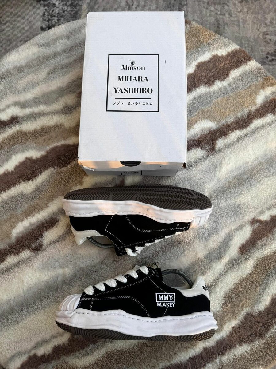 Baskets Noir Maison Mihara Yasuhiro