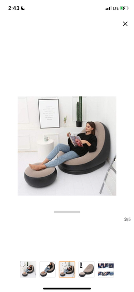 inflatable 2 in 1 sofa.