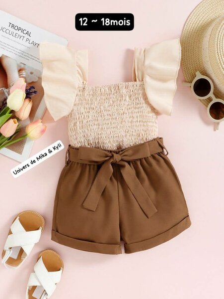 Shorts bébé élégants