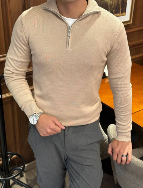 кофта бежевая мужская