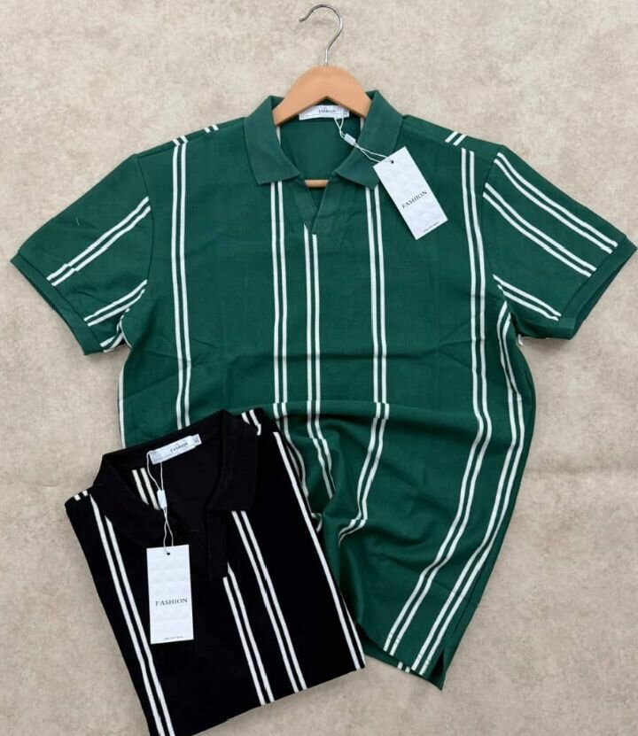 Polos rayés pour hommes