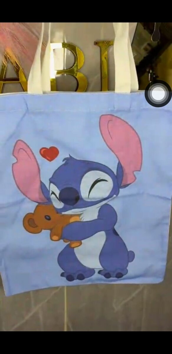 Sac cabas dessin animé mignon
