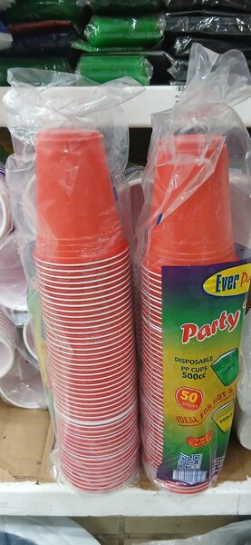 Gobelets jetables rouges 50pcs