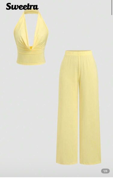 Ensemble Jaune Décontracté