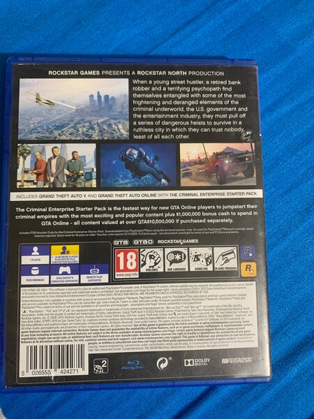 Grand Theft Auto V PS4