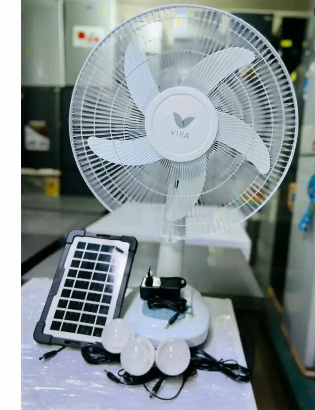 Ventilateur solaire VIRA rechargeable