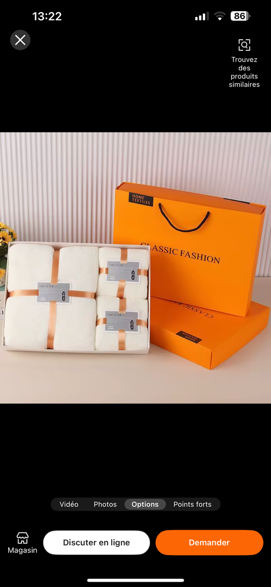 Ensemble de Serviettes Luxueuses