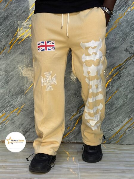 Pantalons Jogging Design Urbain