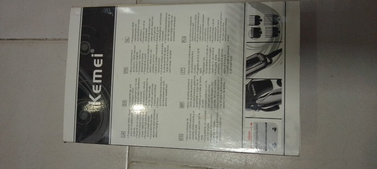 Tondeuse Cheveux Électrique Kemei