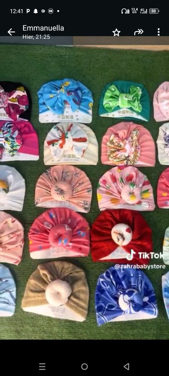 Ensemble de turbans pour bébé