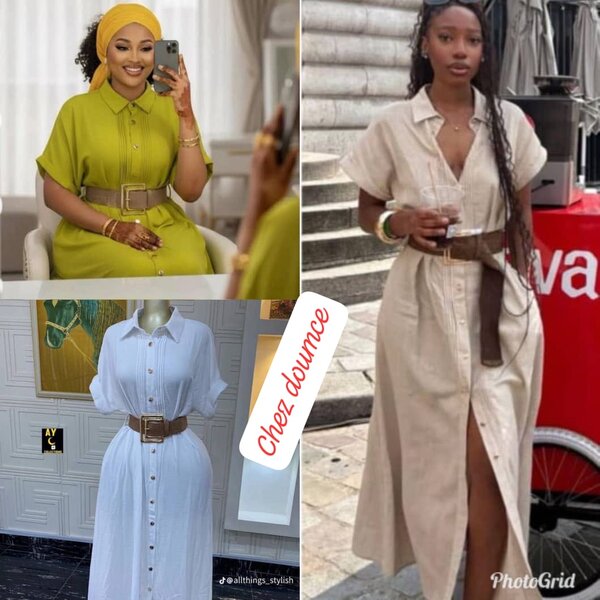 Robe élégante corail