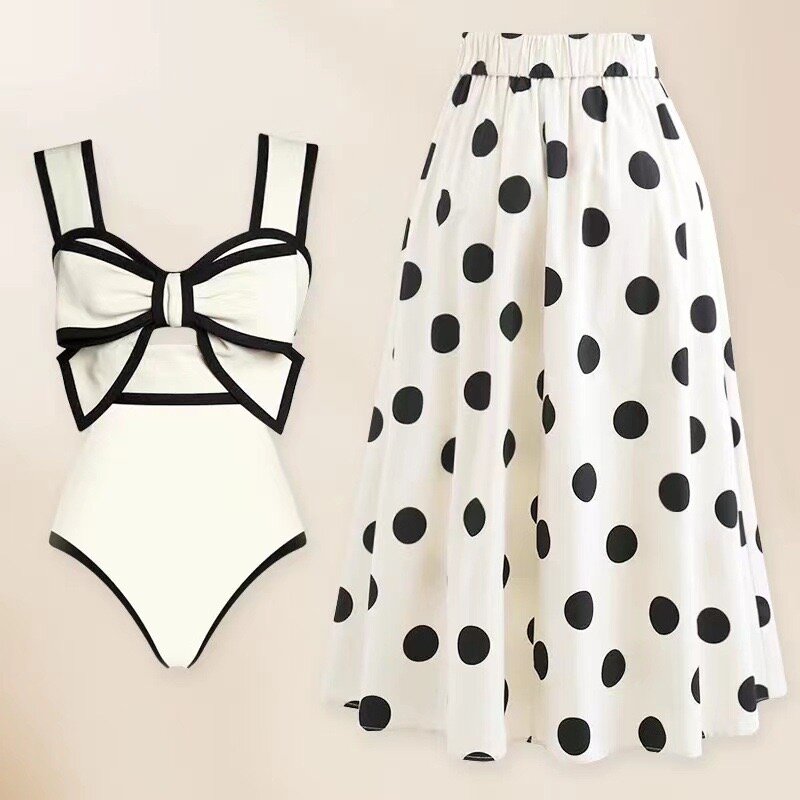 Maillot et Jupe à Pois