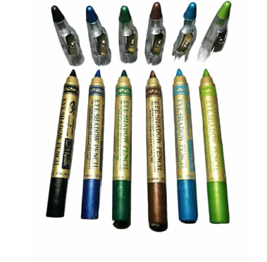 Pencil eyeliner shimmer colour pack of 6