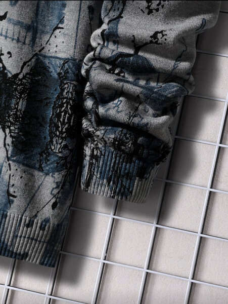 Sweat à motif château