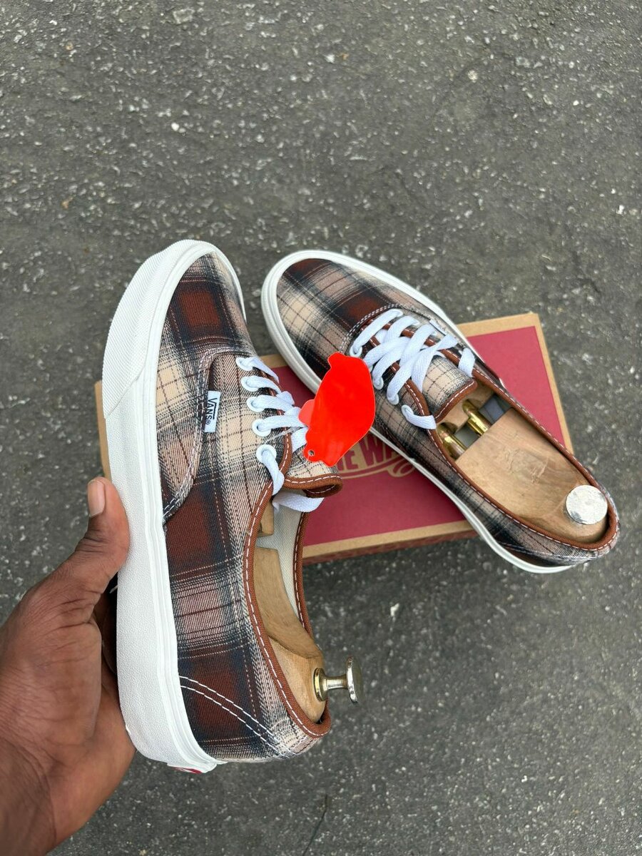 Baskets Vans à carreaux stylées