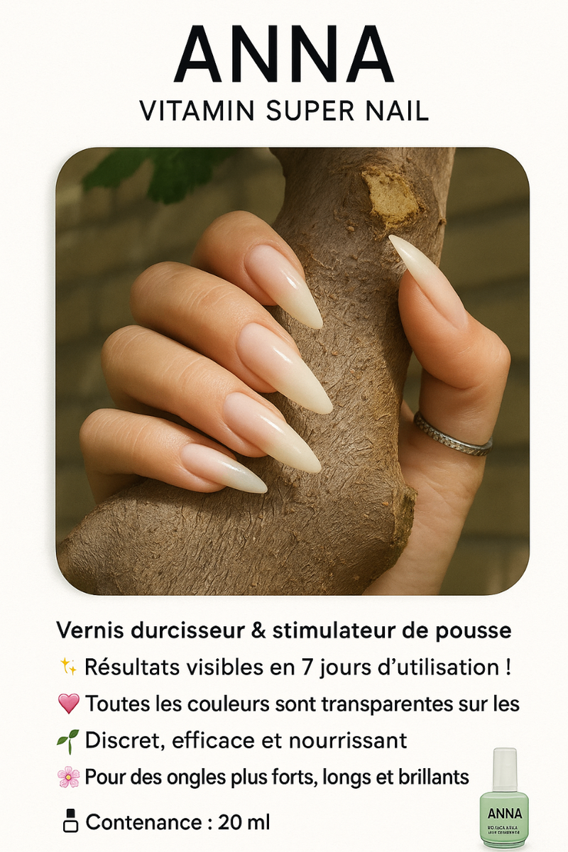 6 Vernis ANNA Vitaminé