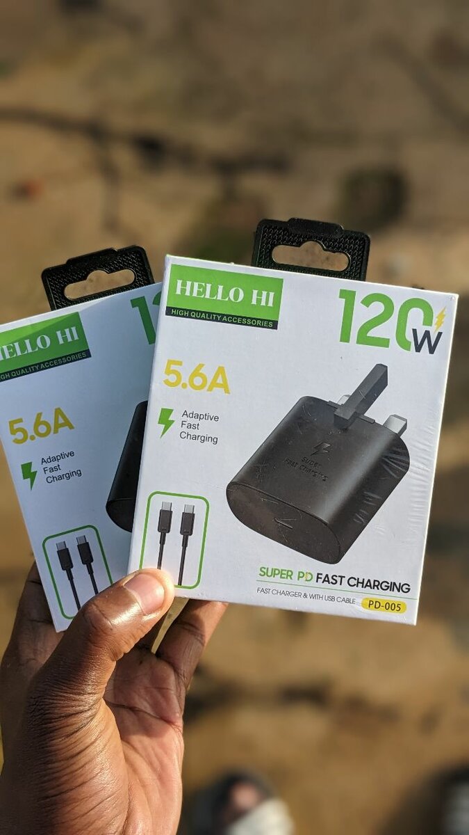 type C to C 120W fast chargers