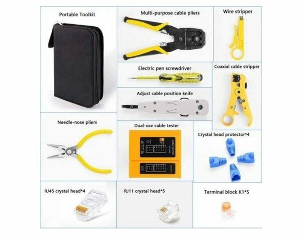 Kit d'Outils Réseau Multifonction
