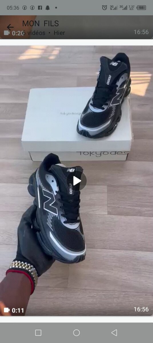 Baskets modernes tendance