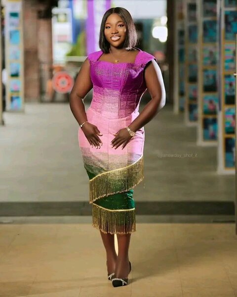 Ombre Kente clothe (Original not fake) we take oders