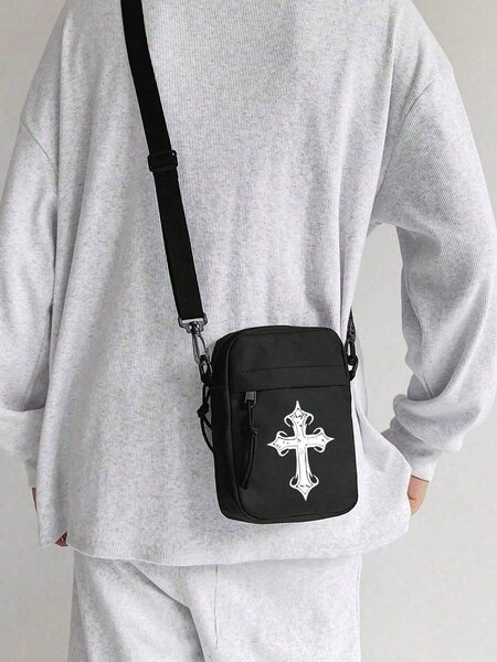 Sac Bandoulière Croix Noire